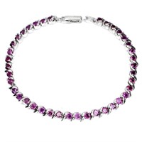 Natural Stunning Rhodolite Garnet Bracelet