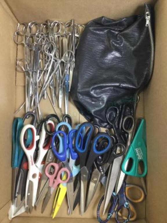 Assorted Scissors, Tweezers & Forceps