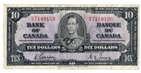 1937 Canada $10 Bank Note