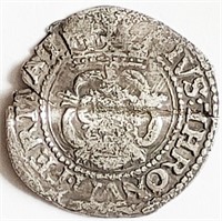 England, 	Charles I 1625-1649 AR 1/2 Groat coin