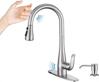 Touch on Kitchen Faucet w/ Pull Down Sprayer