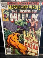 Marvel 1976 Incredible Hulk Comic Book #63