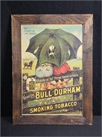 1970 Photo Lithograph "Bull Durham" Tobacco Ad