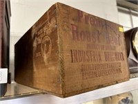 Vintage Wooden Roast Beef Box