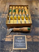 Vintage Marple Wood Carving Tools