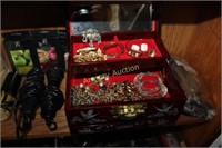 COSTUME JEWELRY - ASIAN JEWELRY BOX