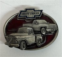 ANTIQUE CHEVY TRUCKS BELT BUCKLE