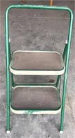32" Utility Foldable Metal Chair Ladder