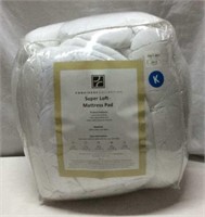 NEW Concierge Collection King Mattress Pad P9R