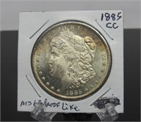 1885 - CC Morgan Silver Dollar