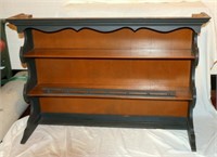Vintage Wood Buffet Shelf Topper