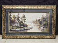 Cottage Country Framed Art Print By Bill