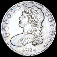 1834 Capped Bust Quarter XF