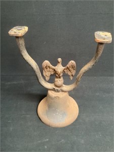 Vintage Cast Iron Bell with Eagle