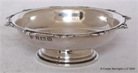 KGVI Sterling Silver PedestalSweet Meat Dish
