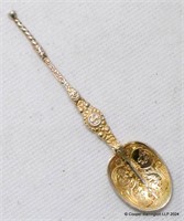 Gilt Silver Replica Anointing Spoon c1936.