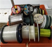 TRAY OF ASSORTED FISHING LINE