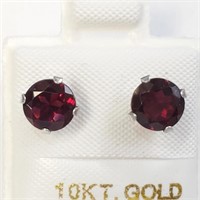$400 10K  Garnet(2.1ct) Earrings