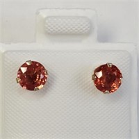$500 10K  Fancy Sapphire(1.2ct) Earrings