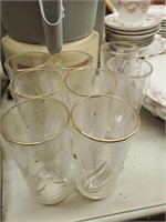 Vtg. Wheat Glasses