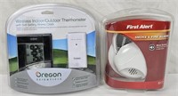 New First Alert Smoke Alarm & Thermometer