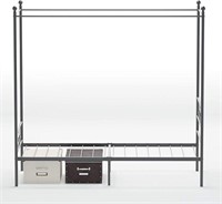 Weehom Metal Canopy Bed Frame, Twin