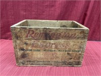 Remington Express 12 guage wooden cartridge box