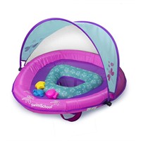 SwimSchool Baby Boat Float with Adjustable Seat &