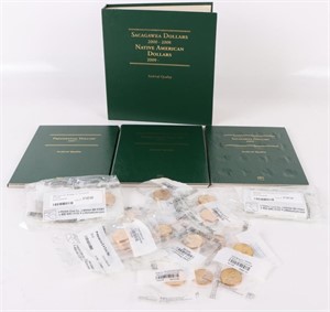 UNCIRCULATED PRESIDENTIAL & SACAGAWEA COINS & SETS