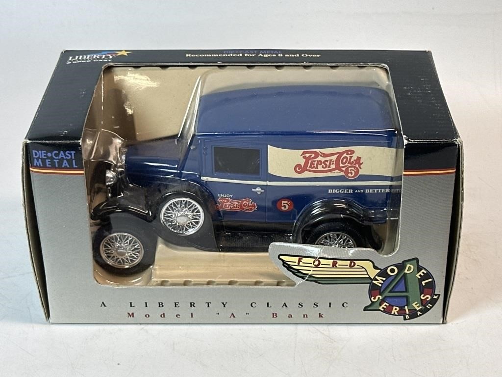 Die Cast Collectible Pepsi Bank In Blister Pack