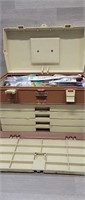 Plano 757 Tackle Box Full of Walleye Tackle/Lures