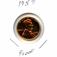 1957 Proof Lincoln Cent
