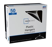 W4810  Mainstays 50-Pack Plastic Hangers