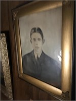 Antique Framed Portrait