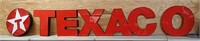 Lighted Texaco sign/letters