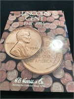 Lincoln cent book, 1941-1974 complete’