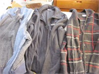 Womens Jackets and Wool Button Up Sweatter