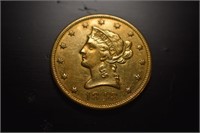 1848 Liberty Head Eagle 10. Gold
