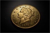 1878 Liberty Head Double Eagle  20. Gold