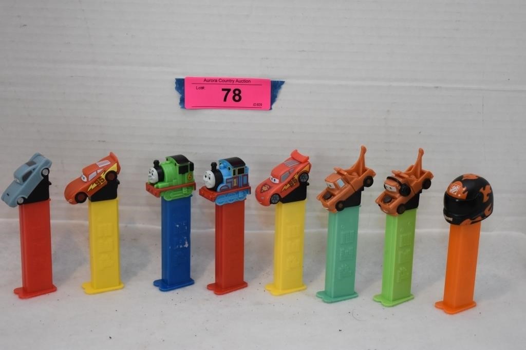 Pez, Pixar Cars, Thomas the Train & More