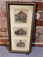 1888 Wood Engravings: Allegheny Co Buildings