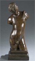 Fernandez Arman, David dans le soi, 1997, bronze.