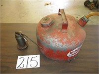 Gas Cans & small oil can