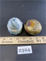 Two Small Trinket / Jewelry Boxes