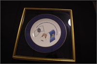 Sysco and Rego ten year anniversary framed plate