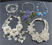 (K) Lot of Beaded Costume Jewelry.  Bidding 5x