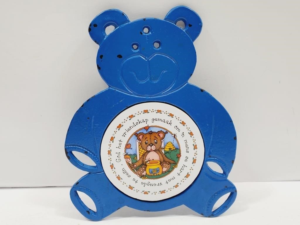 Cast Metal Teddy Bear Trivet