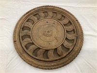 Ornate Cast Iron Floor Grate, 16”Diameter