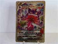 Rare Pokemon Gold Foil Gengar Vmax