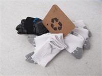 6-Pk Puma Kid's Crew Cut Socks, Black and White